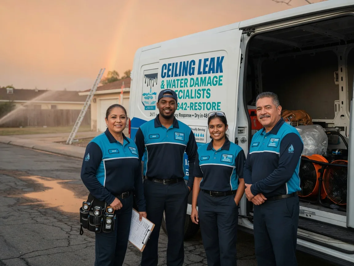Ceiling Leak Cleanup company in New Home, TX