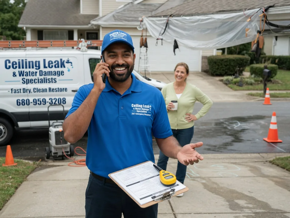 Ceiling Leak Cleanup New Home, TX FAQs